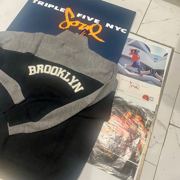 TRIPLE FIVE SOUL Vintage Sweater Top SZ XL - Picture 3 of 14